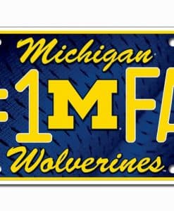 Michigan Wolverines #1 Fan License Plate