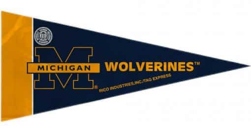 Michigan Wolverines NCAA Mini Pennants  -  8 Piece Set