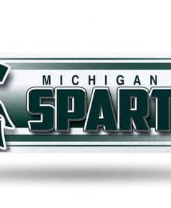Michigan State Spartans NCAA Bumper Sticker - Glitter