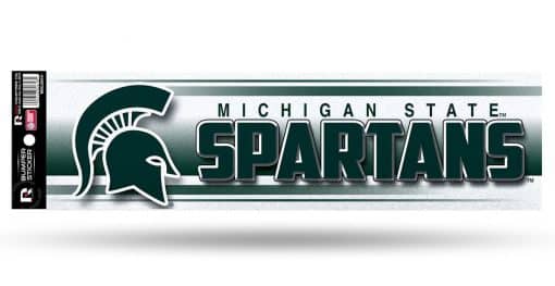 Michigan State Spartans NCAA Bumper Sticker - Glitter