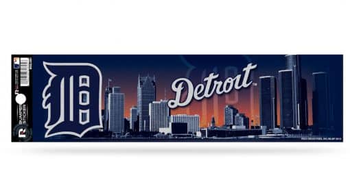 Detroit Tigers MLB Bumper Sticker - Glitter