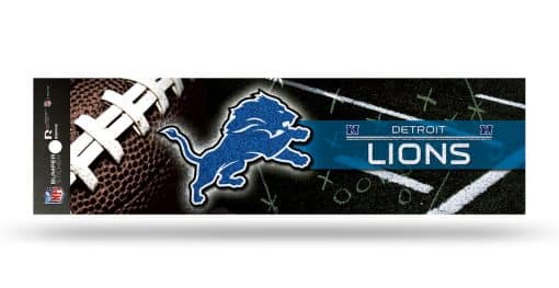 Detroit Lions NFL Bumper Sticker - Glitter