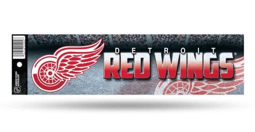 Detroit Red Wings NHL Glitter Bumper Sticker
