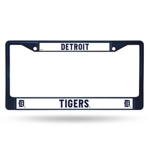 Detroit Tigers Navy Chrome License Plate Frame
