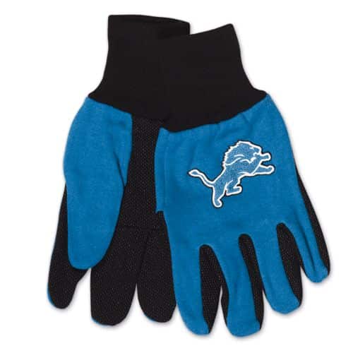 Detroit Lions NFL Two Tone Gloves - Adult Size