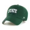 Michigan State Spartans 47 Brand Script Dark Green Clean Up Adjustable Hat