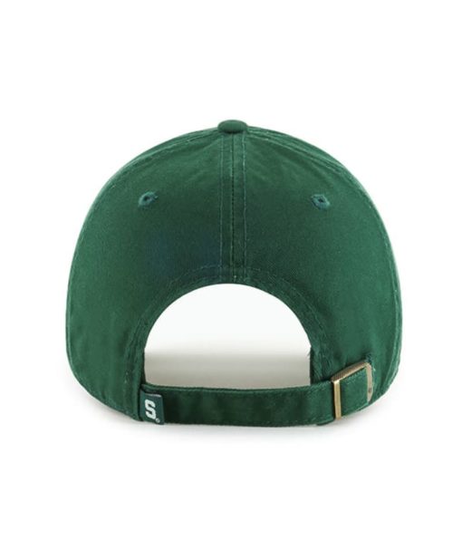 Michigan State Spartans 47 Brand Script Dark Green Clean Up Adjustable Hat - Image 2