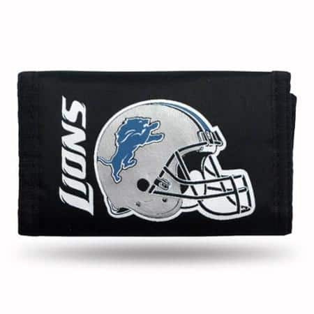 Detroit Lions NFL Nylon Trifold Wallet