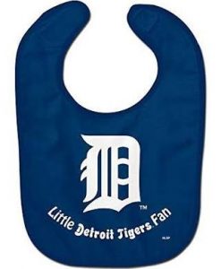Detroit Tigers Navy Blue Baby Bib