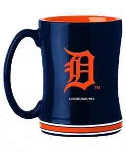 Detroit Tigers 14oz Sculpted Coffee Mug