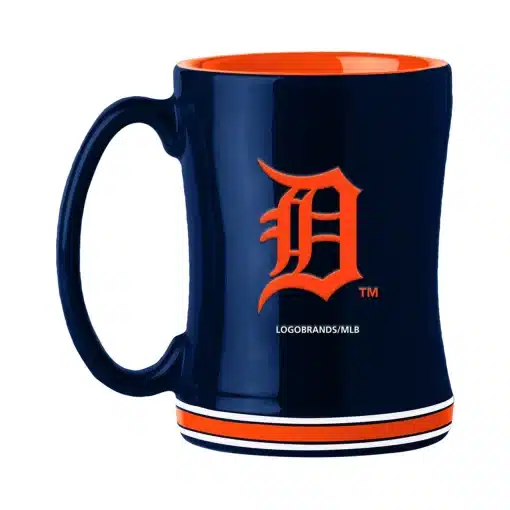 Detroit Tigers 14oz Sculpted Coffee Mug