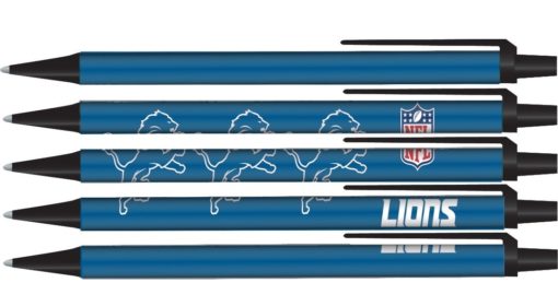 Detroit Lions NFL Click Pens - 5 Pack