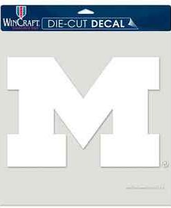 Michigan Wolverines NCAA Die-Cut Decal - 8"x8" White