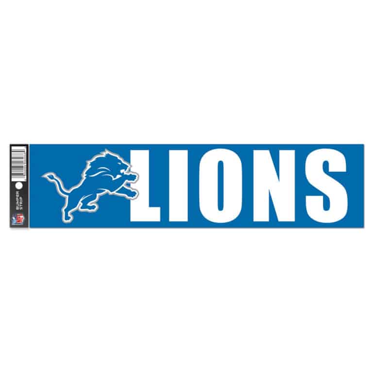 Detroit Lions NFL Bumper Sticker Detroit Game Gear