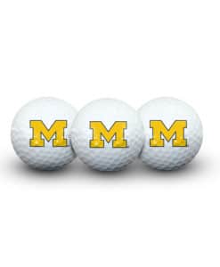 Michigan Wolverines 3 Pack of Golf Balls