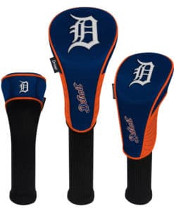 Detroit Tigers MLB Golf Club 3 Piece Headcover Set
