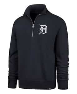 Detroit Tigers 47 Brand Men's Navy 1/4 Zip Pullover