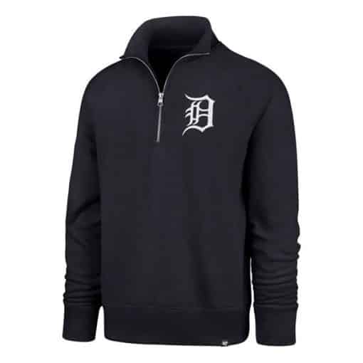 Detroit Tigers 47 Brand Men's Navy 1/4 Zip Pullover