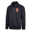 Detroit Tigers Men's 47 Brand Stateside Navy 1/4 Zip Pullover