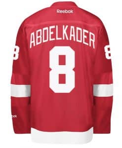 Abdelkader Men's Detroit Red Wings Reebok Premier Home Jersey