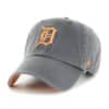 Detroit Tigers 47 Brand Pastel Orange Charcoal Clean Up Adjustable Hat