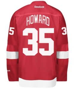 Howard Detroit Red Wings Home Jersey