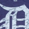 Majestic Womens Detroit Tigers Blue Layered T-Shirt