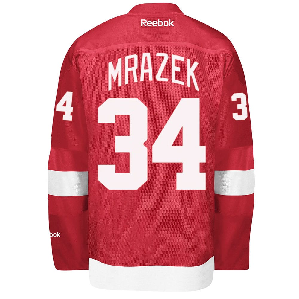 Maple leafs red jersey