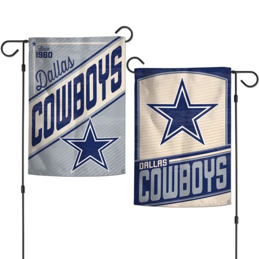 Dallas Cowboys 12.5″x18″ Classic 2 Sided Garden Flag