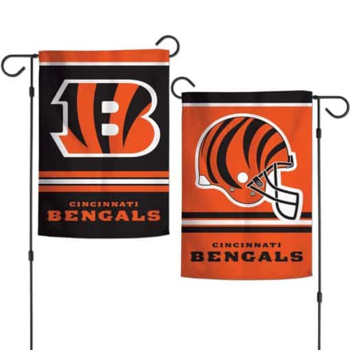 Cincinnati Bengals 12.5" X 18" 2 Sided Garden Flag