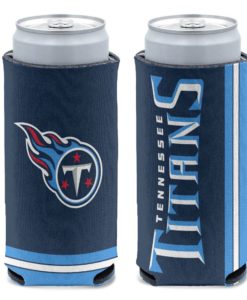 Tennessee Titans 12 oz Navy Slim Can Cooler Holder
