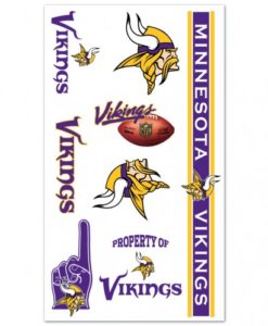 Minnesota Vikings Temporary Tattoos