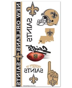 New Orleans Saints Temporary Tattoos