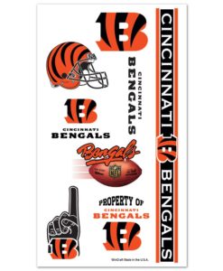 Cincinnati Bengals Temporary Tattoos