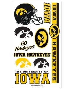 Iowa Hawkeyes Temporary Tattoos