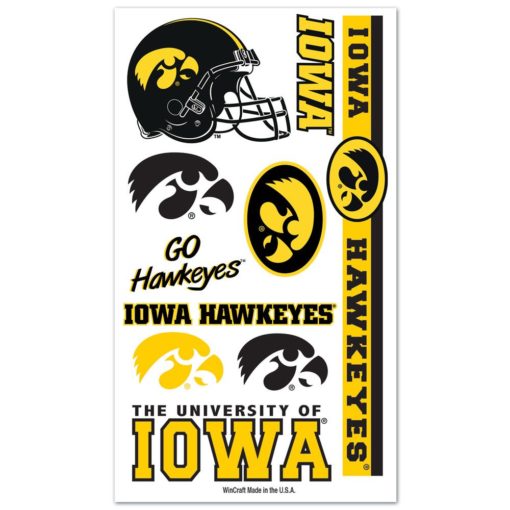 Iowa Hawkeyes Temporary Tattoos