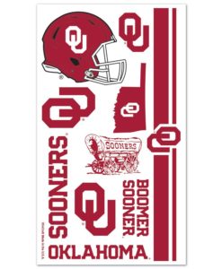 Oklahoma Sooners Temporary Tattoos