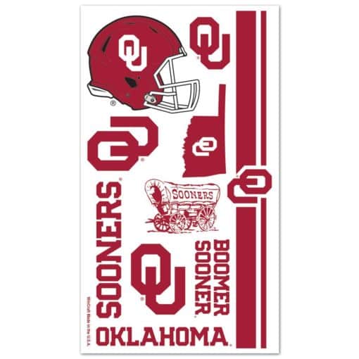 Oklahoma Sooners Temporary Tattoos