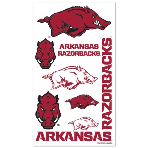 Arkansas Razorbacks Temporary Tattoos