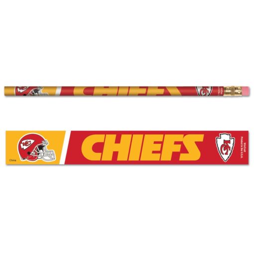 Kansas City Chiefs Pencil 6 Pack