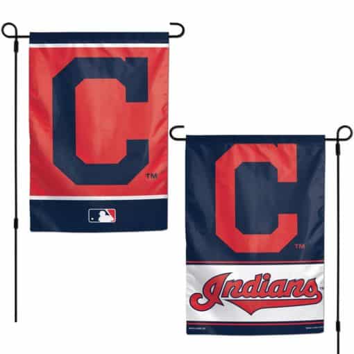 Cleveland Indians 12.5" x 18" 2 Sided Garden Flag