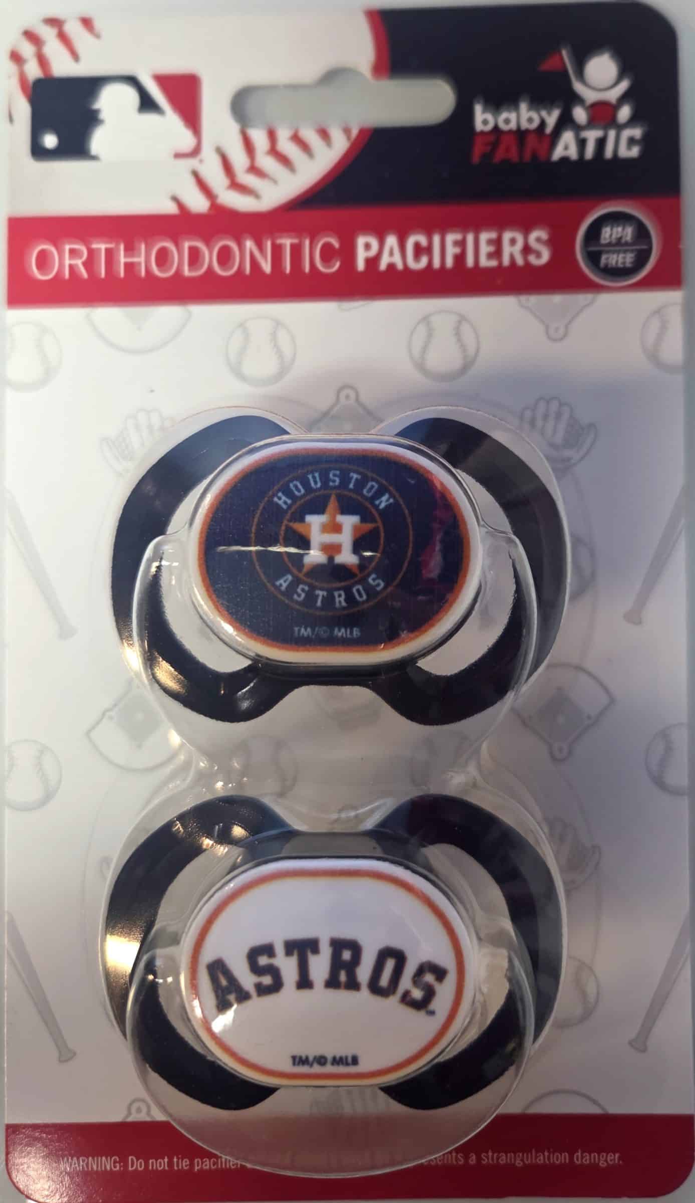 Houston Astros Pacifier 2-Pack