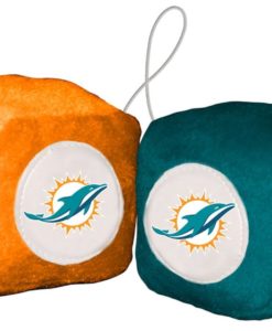 Miami Dolphins Fuzzy Dice