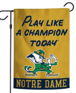 Notre Dame Fighting Irish 12"x18" Garden Flag - Play Like A Champion Today