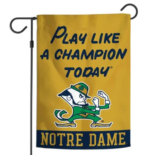 Notre Dame Fighting Irish 12"x18" Garden Flag - Play Like A Champion Today