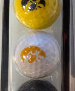 Iowa Hawkeyes 3 Pack of Golf Balls