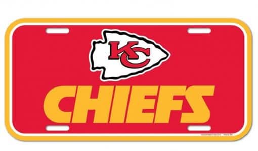 Kansas City Chiefs License Plate