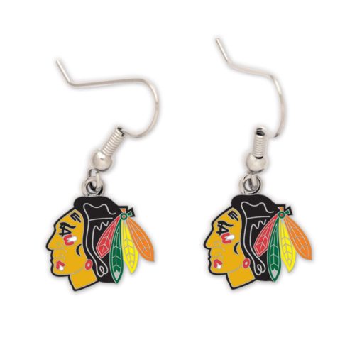 Chicago Blackhawks Dangle Earrings