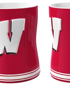 Wisconsin Badgers 14oz Sculpted Coffee Mug