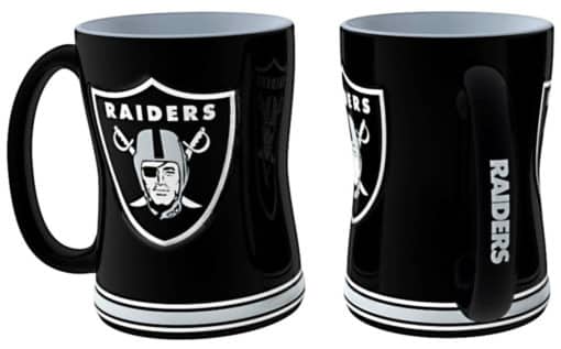 Las Vegas Raiders 14oz Sculpted Coffee Mug